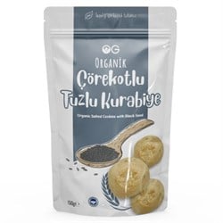 Organik Çörekotlu Tuzlu Kurabiye (150 gr) OG