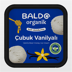 Organik Çubuk Vanilyalı Dondurma (400 gr) Baldo