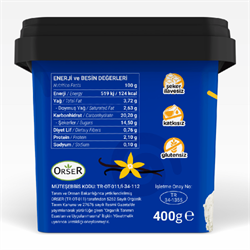 Organik Çubuk Vanilyalı Dondurma (400 gr) Baldo