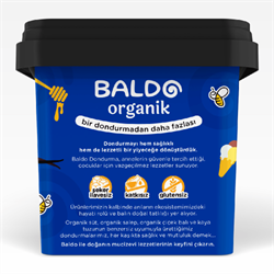Organik Çubuk Vanilyalı Dondurma (400 gr) Baldo