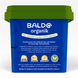 Organik Çubuk Vanilyalı Vegan Dondurma (400 gr) Baldo