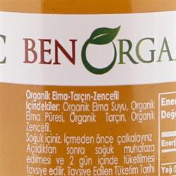 Organik Detox Elma-Tarçın-Zencefil Suyu (250 ml) Benorganic
