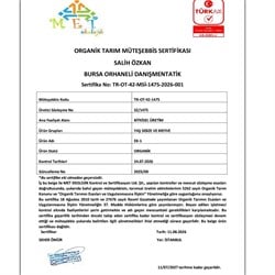 Organik Dilimli Bal Kabak 1,5 kg Salih Özkan Çiftliği-Bursa