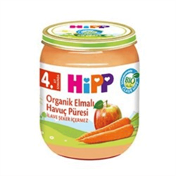 Organik Elmalı Havuç Püresi (125 gr) Hipp görseli.