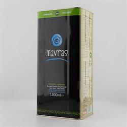 Organik Erken Hasat,Soğuk Sıkım Sızma Zeytinyağı (5 Litre) Mavras