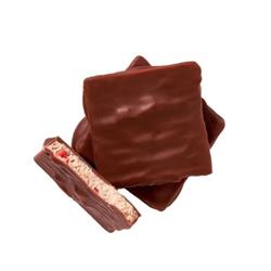 Organik Fındık ve Çilek Dolgulu Sütlü Çikolata (85 gr) Jovia