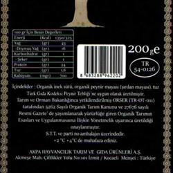 Organik Füme Peynir (200 gr) Akmeşe