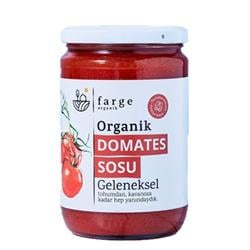 Organik Geleneksel Domates Sosu (600 gr) Farge Organik