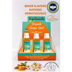 Organik Ginger Shot (Zencefilli içecek)(7adet x 30ml) (PESTİSİT VE AĞIR METAL ANALİZLİ) Beyorganik görseli.