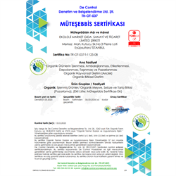 Organik Glutensiz Şekersiz Tahin Helvası Keçiboynuzlu (200 gr) Ekoloji Market