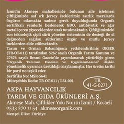 Organik Gold Jersey Günlük Pastörize Süt (1 lt pet şişe) Akmeşe
