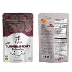 Organik Gün Kurusu Kayısı (70 gr) Orgibite görseli.