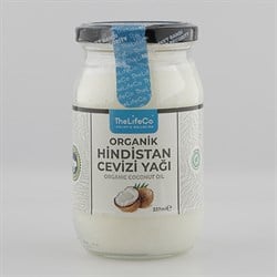 Organik Hindistan Cevizi Yağı, 337ml (TheLifeCo) görseli.