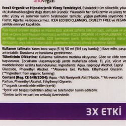 Organik & Hipoalerjenik Yüzey Temizleyici (5000 ml) Ecos3