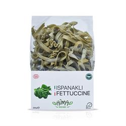 Organik Ispanaklı Makarna , Fettuccine (250 gr) Hüma Organik görseli.