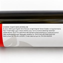 Organik Kabak Çekirdeği Yağı (250 ml) Ekozel