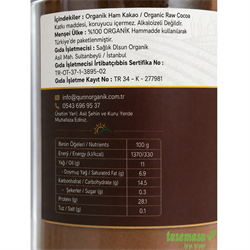 Organik Kakao (140 Gr) Qünn