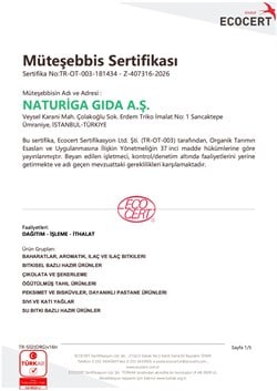 Organik Kakao Tozu (100 Gr) Naturiga