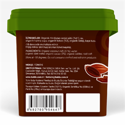 Organik Kakaolu Vegan Dondurma (400 gr) Baldo