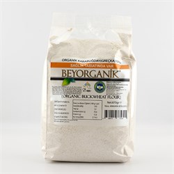 Organik Çiğ Karabuğday Unu (1000 gr) Beyorganik(Pestisit ve Aflatoksin Analizli)