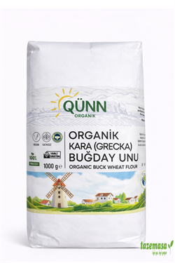 Organik Karabuğday Unu Greçka (1 Kg) Qünn