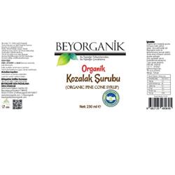 Organik Karaorman Çamı Kozalak Şurubu (230 gr) Beyorganik