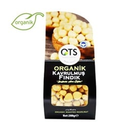 Organik Kavrulmuş Fındık (200 gr) OTS görseli.