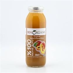 Organik Kayısı-Şeftali-Elma Suyu (250 ml) Benorganic