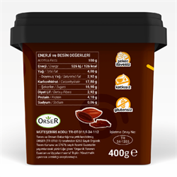 Organik Keçi Kakaolu Dondurma (400 gr) Baldo