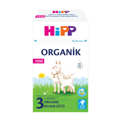 Organik Keçi Sütü Bazlı Bebek Sütü 3 (400 gr) Hipp görseli.
