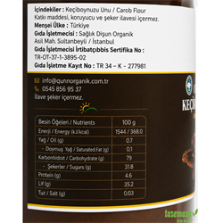 Organik Keçiboynuzu Unu (200 Gr) Qünn