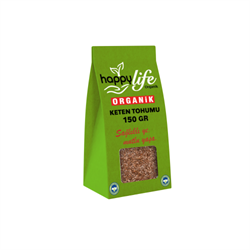 Organik Keten Tohumu (150 gr) Happy Life