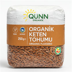 Organik Keten Tohumu  (250 GR ) Qünn görseli.