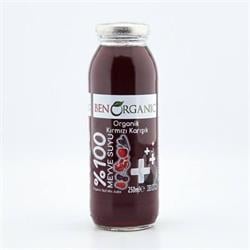 Organik Kırmızı Karışık Meyve Suyu (250 ml) Benorganic