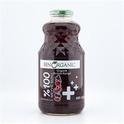 Organik Kırmızı Karışık Meyve Suyu (946 ml) Benorganic