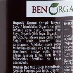 Organik Kırmızı Karışık Meyve Suyu (946 ml) Benorganic