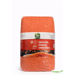 Organik Kırmızı Mercimek ( 1 Kg ) Green Apple