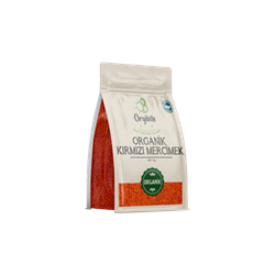 Organik Kırmızı Mercimek (1 kg) Orgibite görseli.