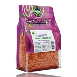 Organik Kırmızı Mercimek (1000 gr) Beyorganik(Pestisit ve Aflatoksin Analizli)