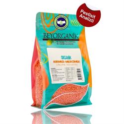 Organik Kırmızı Mercimek (500 gr) Beyorganik(Pestisit ve Aflatoksin Analizli)