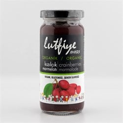 Organik Kızılcık Marmelatı (280 gr) Lutfiye görseli.