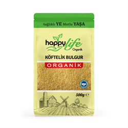 Organik Köftelik Bulgur (500 gr) Happy Life