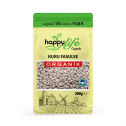 Organik Kuru Fasülye (500 gr) Happy Life