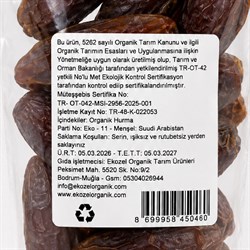 Organik Kuru Hurma (250 gr) Ekozel