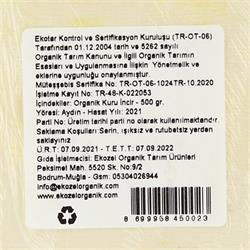 Organik Kuru İncir - Tahta Tabak (500 gr), Ekozel