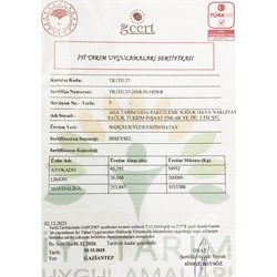 Organik Lime Limon (500 gr) Aga Tarım