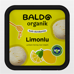 Organik Limonlu Dondurma (400 gr) Baldo
