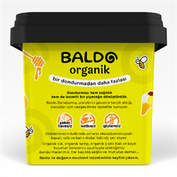 Organik Limonlu Dondurma (400 gr) Baldo