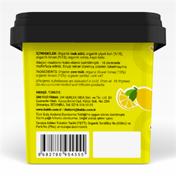 Organik Limonlu Dondurma (400 gr) Baldo