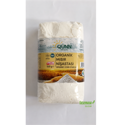 Organik Mısır Nişastası (500 Gr) Qünn